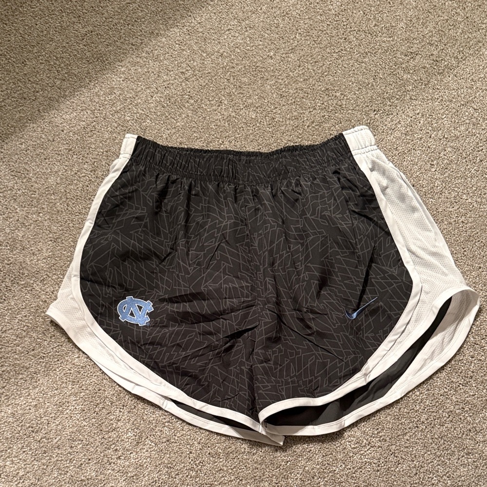 Nike Women's Black and Gray Athletic Shorts